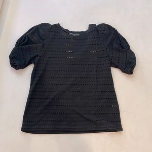 Black size small generator love top